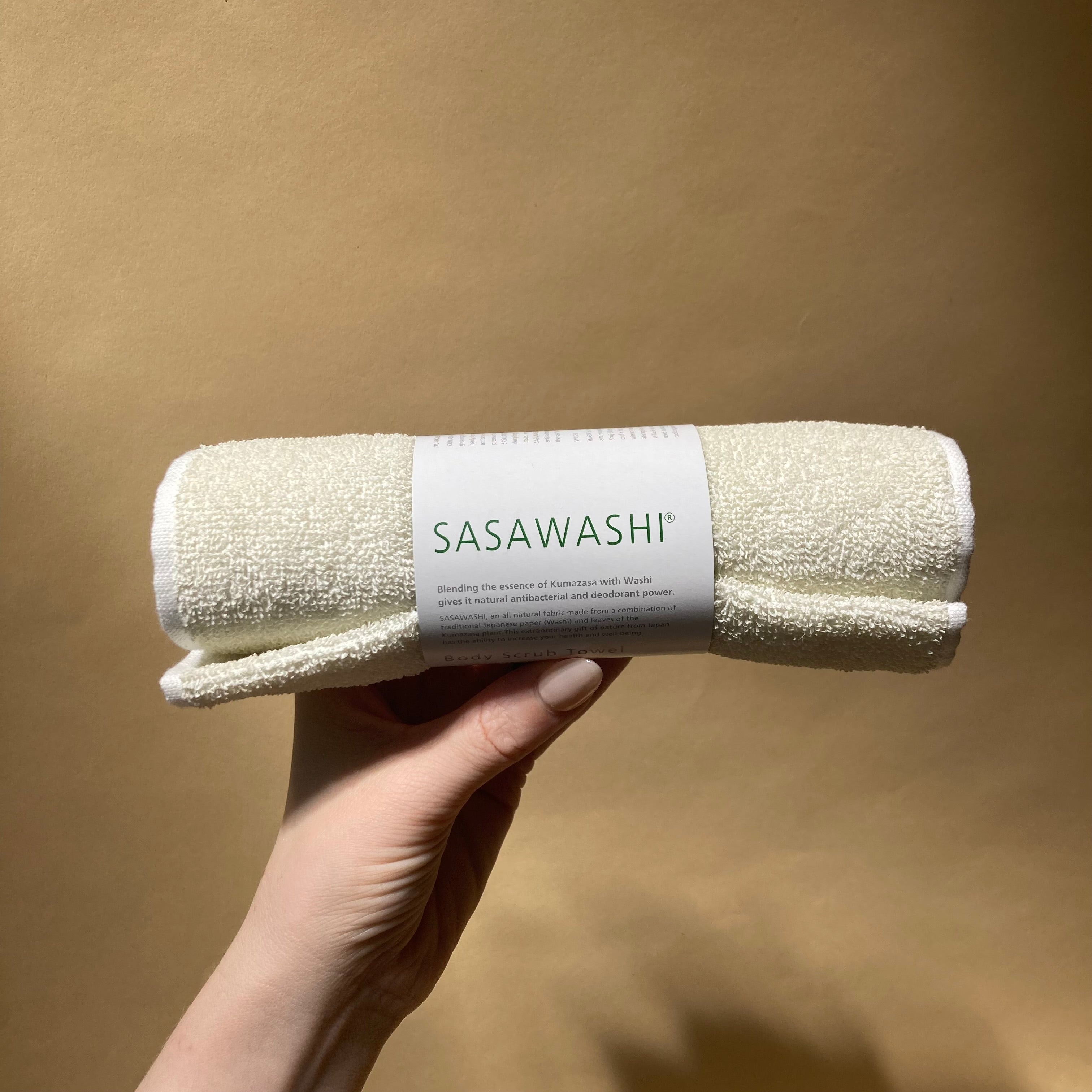 WASHI PAPER BODY , Scrub Towel