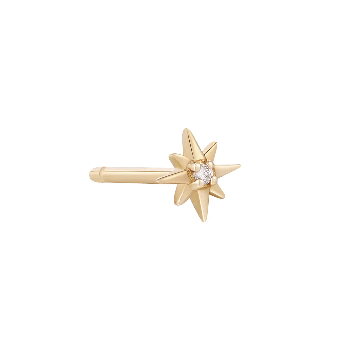 métier / star stud earring - single