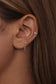 wwake / mist earring - diamond - single