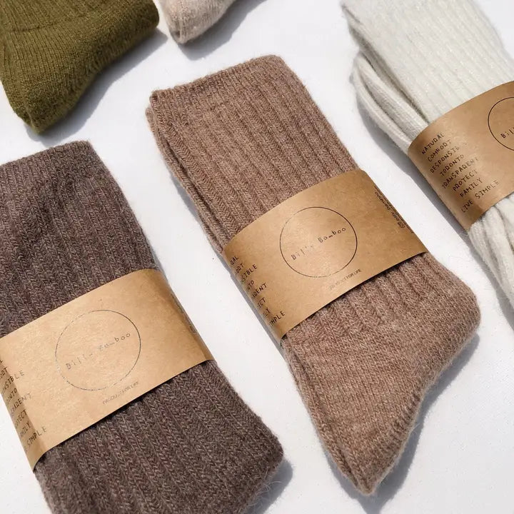 billy bamboo / iceland cottage wool socks