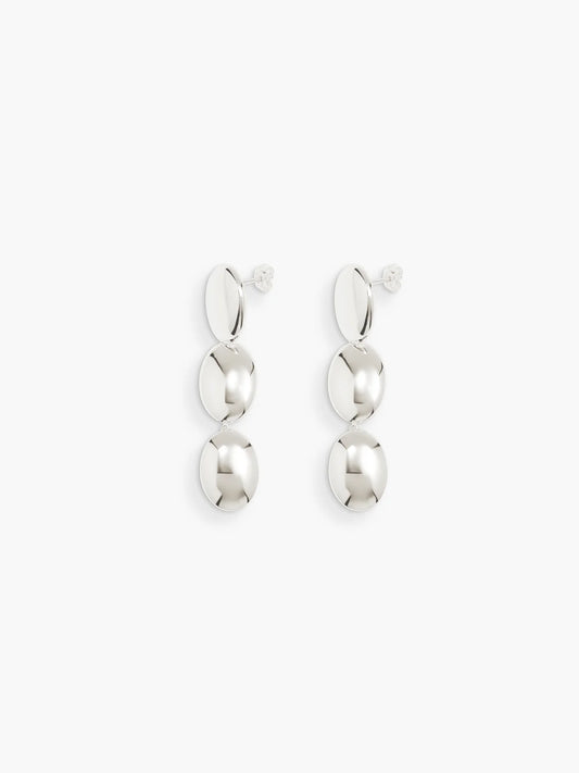 dualism oval earrings