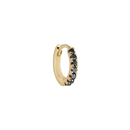 métier / original pavé gemstone clicker hoop earring - single