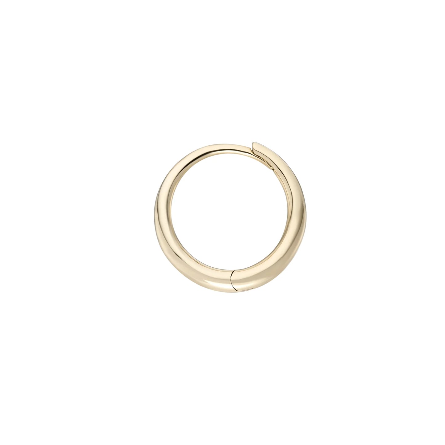 métier / dodu round chunky clicker hoop earring - single