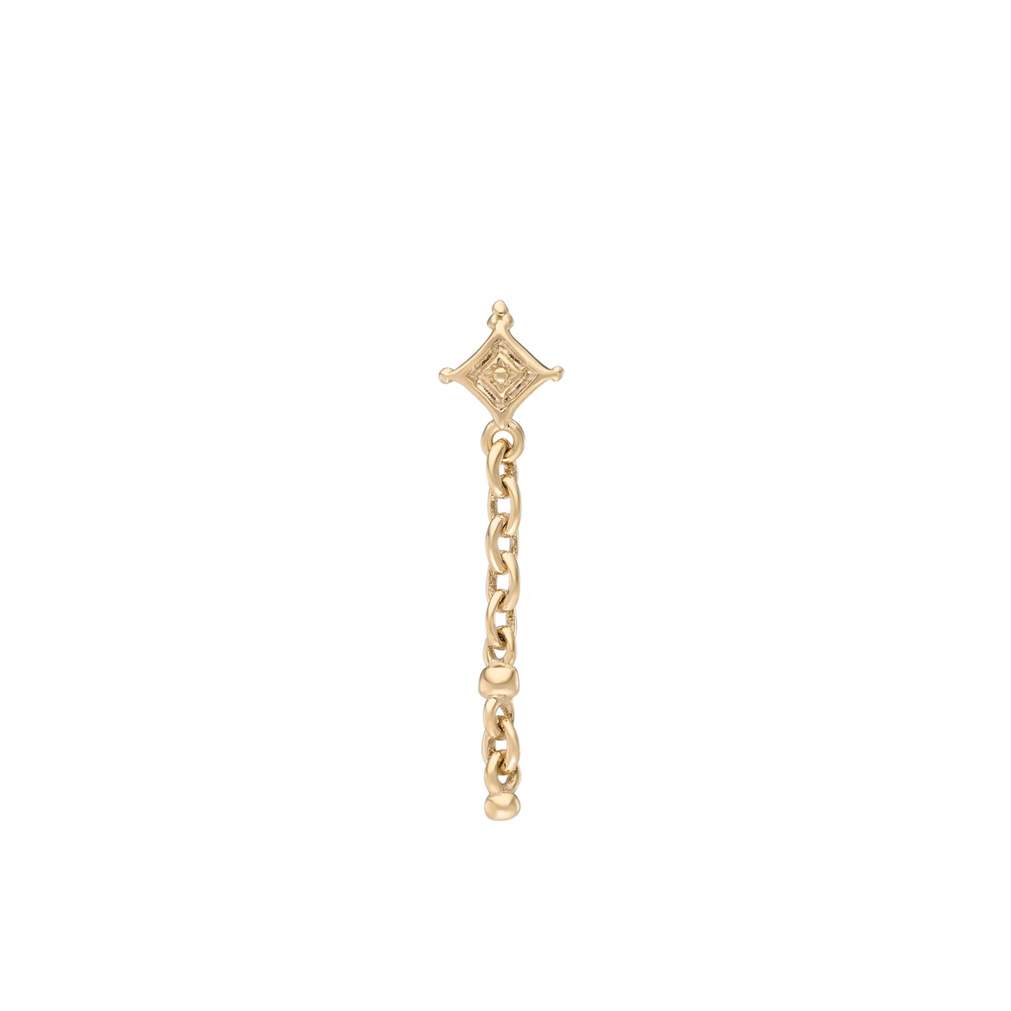 métier / dala droplet beaded stud earring - single