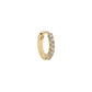 métier / original pavé gemstone clicker hoop earring - single