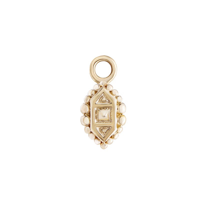 métier / gold dala plaque charm - single