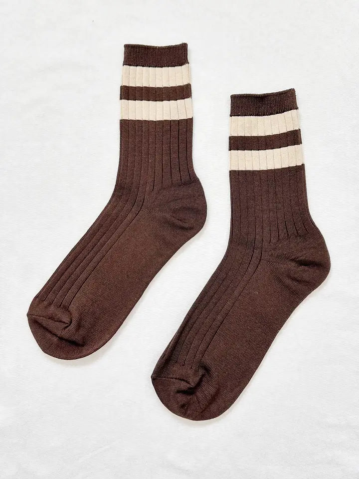 le bon shoppe / her socks - varsity stripe