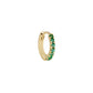 métier / original pavé gemstone clicker hoop earring - single