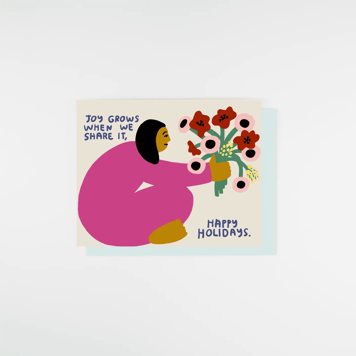 joy grows holiday card