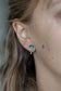 emerald & diamond jellyfish earrings