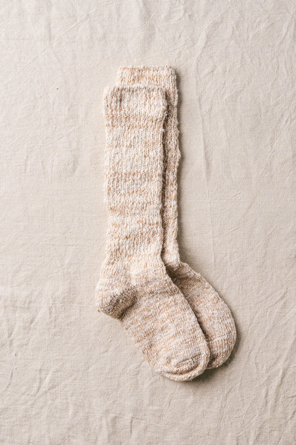 yahae / 'garabou' organic cotton slipper socks