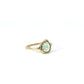 cosmic light ring - seafoam green tourmaline