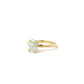 vera oval solitaire ring - grown diamond