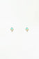 wwake / classic stud earrings - opal + diamond