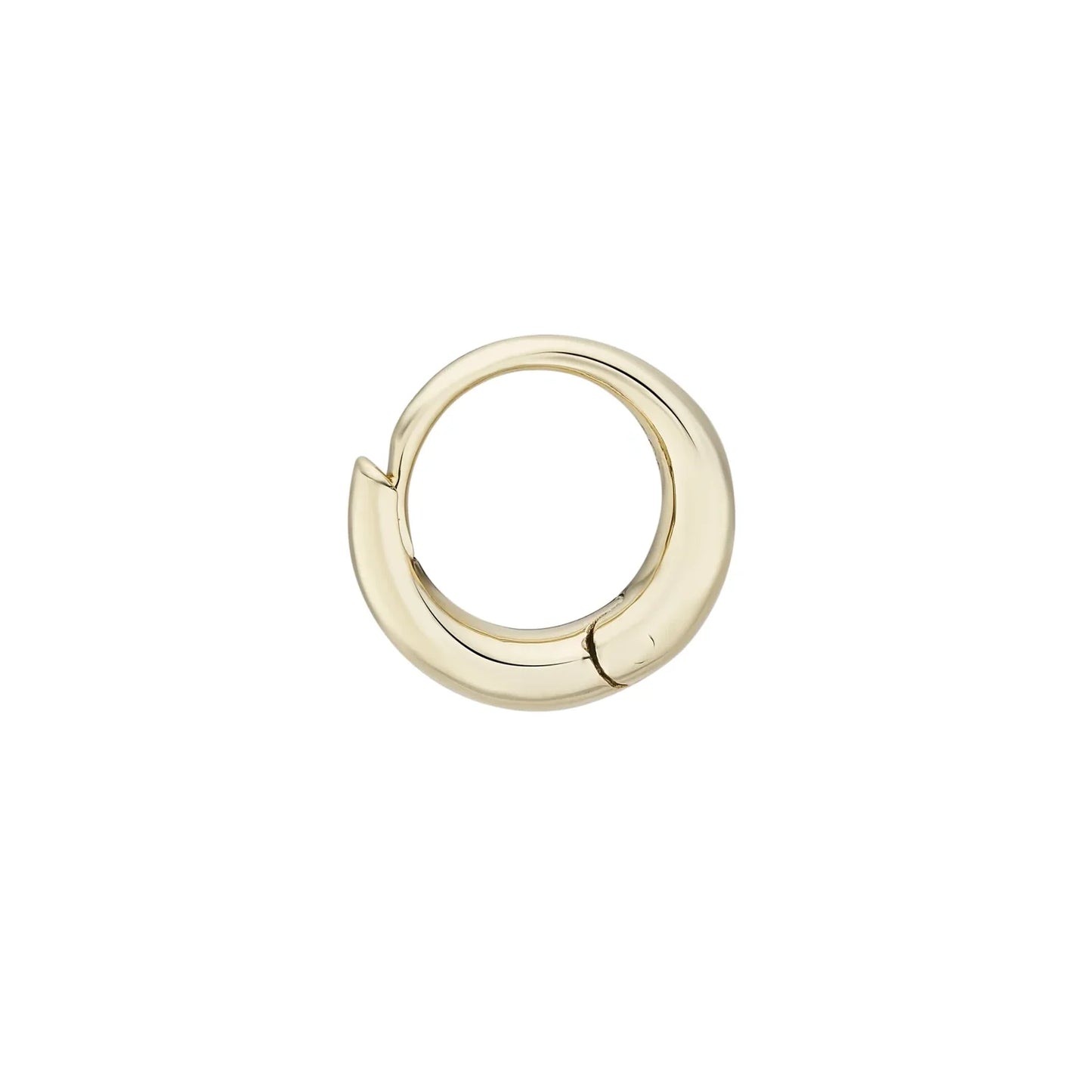 métier / dodu round chunky clicker hoop earring - single