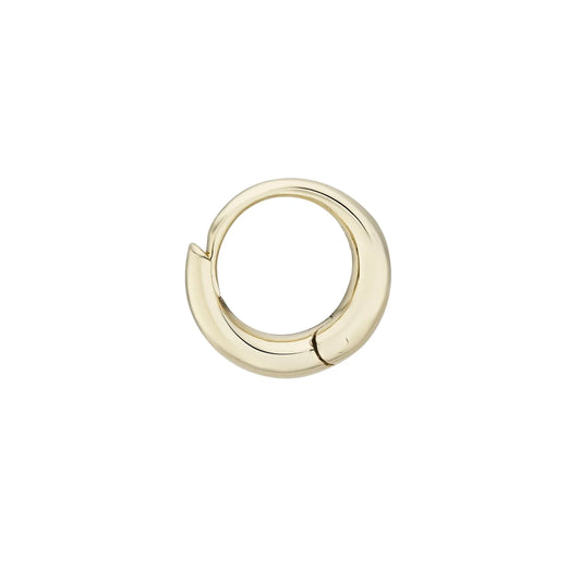 métier / dodu round chunky clicker hoop earring - single