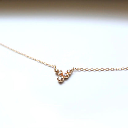 akari necklace - natural diamond