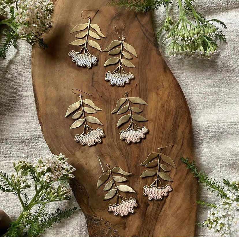 yarrow dangle earrings