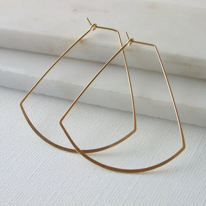 circus shape hoop earrings