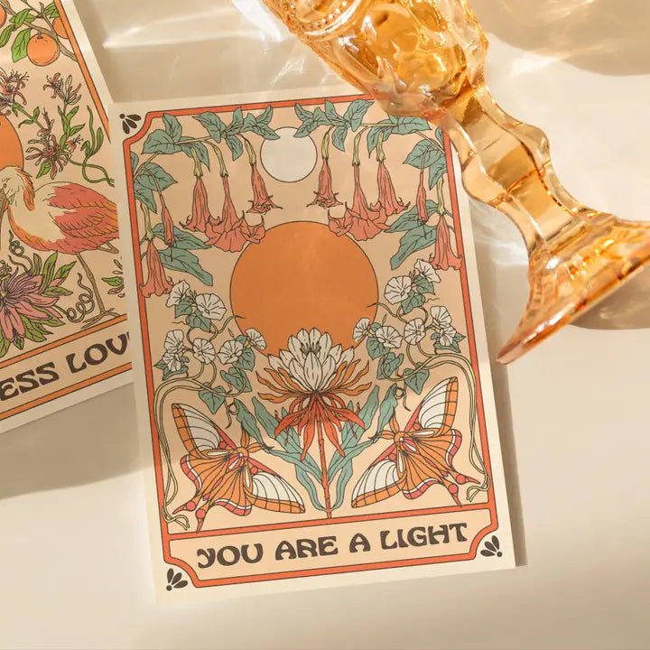 you are a light card