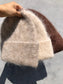 alpaca fluffy beanie