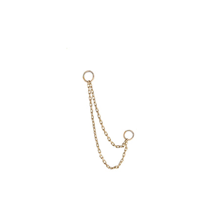 métier / double add on chain plaque charm - single