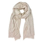 handloom cashmere scarf / herringbone - blush