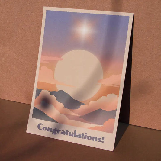 congratulations sun card