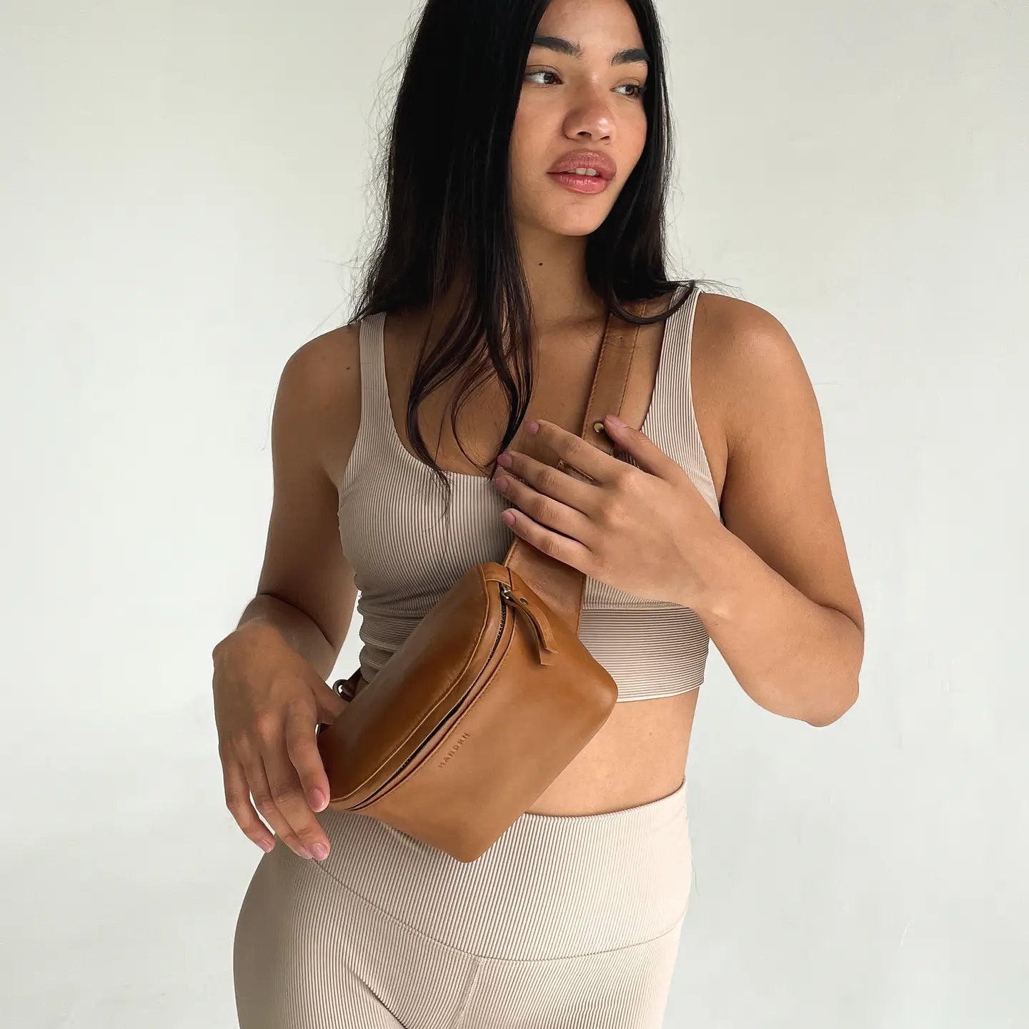 remy fanny pack - tan