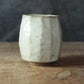 matt fishman / foraged clay faceted tumbler