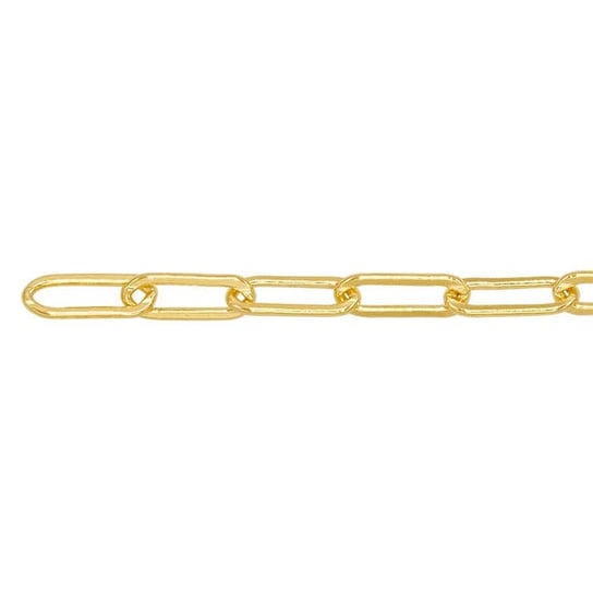 chain bracelet / flat paperclip - 3mm