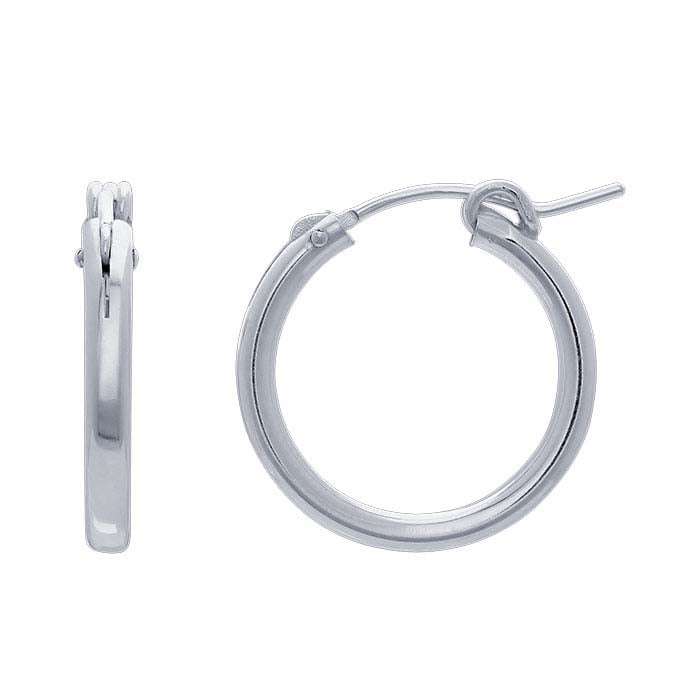 classic tube hoop earrings