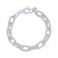 chain bracelet / chunky oval link - 9.5mm