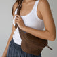 woven remy fanny pack - saddle