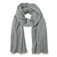 handloom cashmere scarf - gray