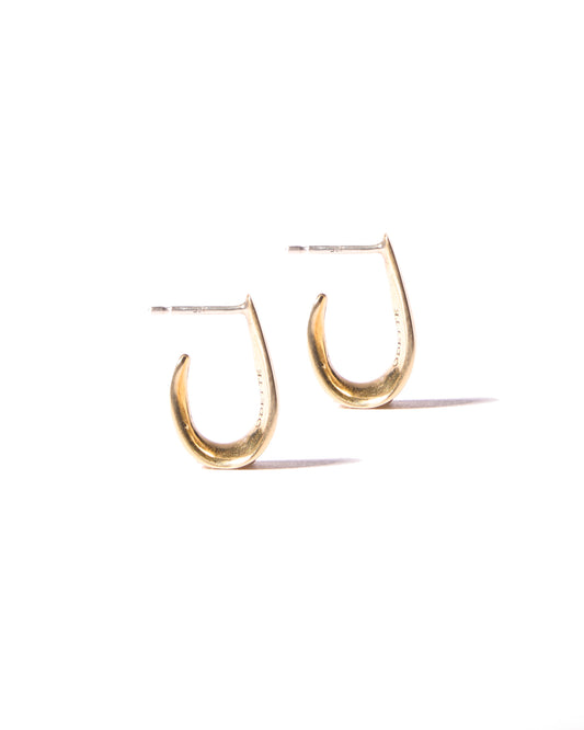 ancre hoop earrings