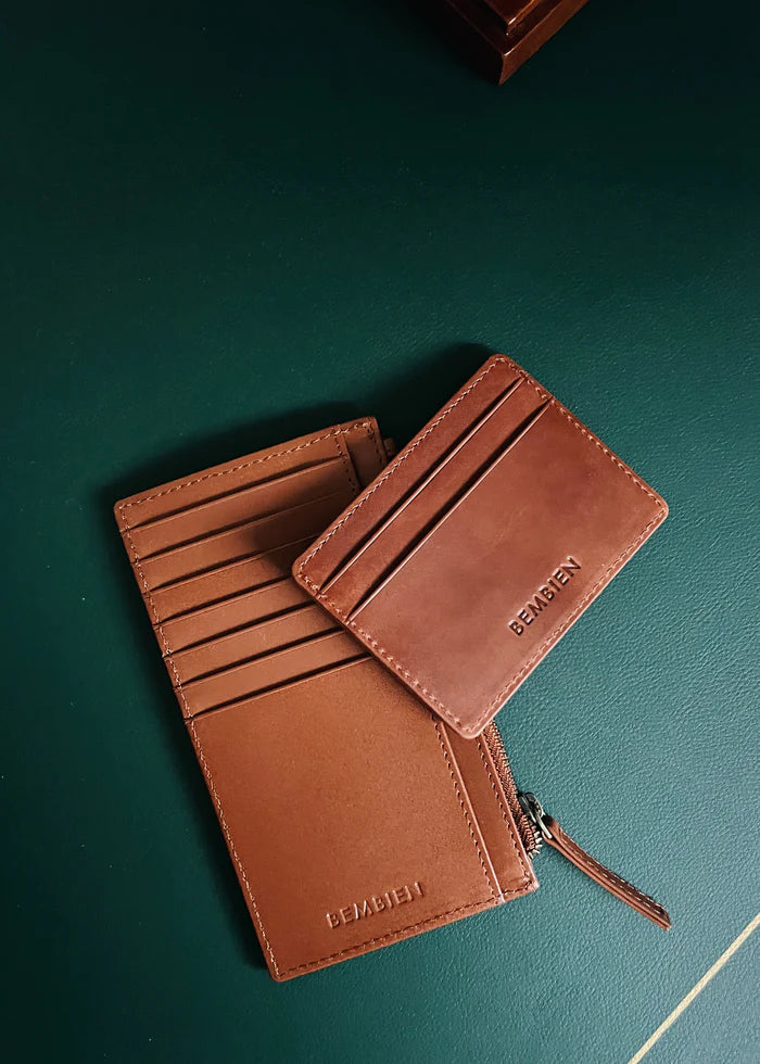 bembien / nico card case - caramel