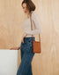 bembien / porta crossbody - copper x sienna check