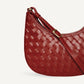 bembien / mini sling bag - carré weave rouge