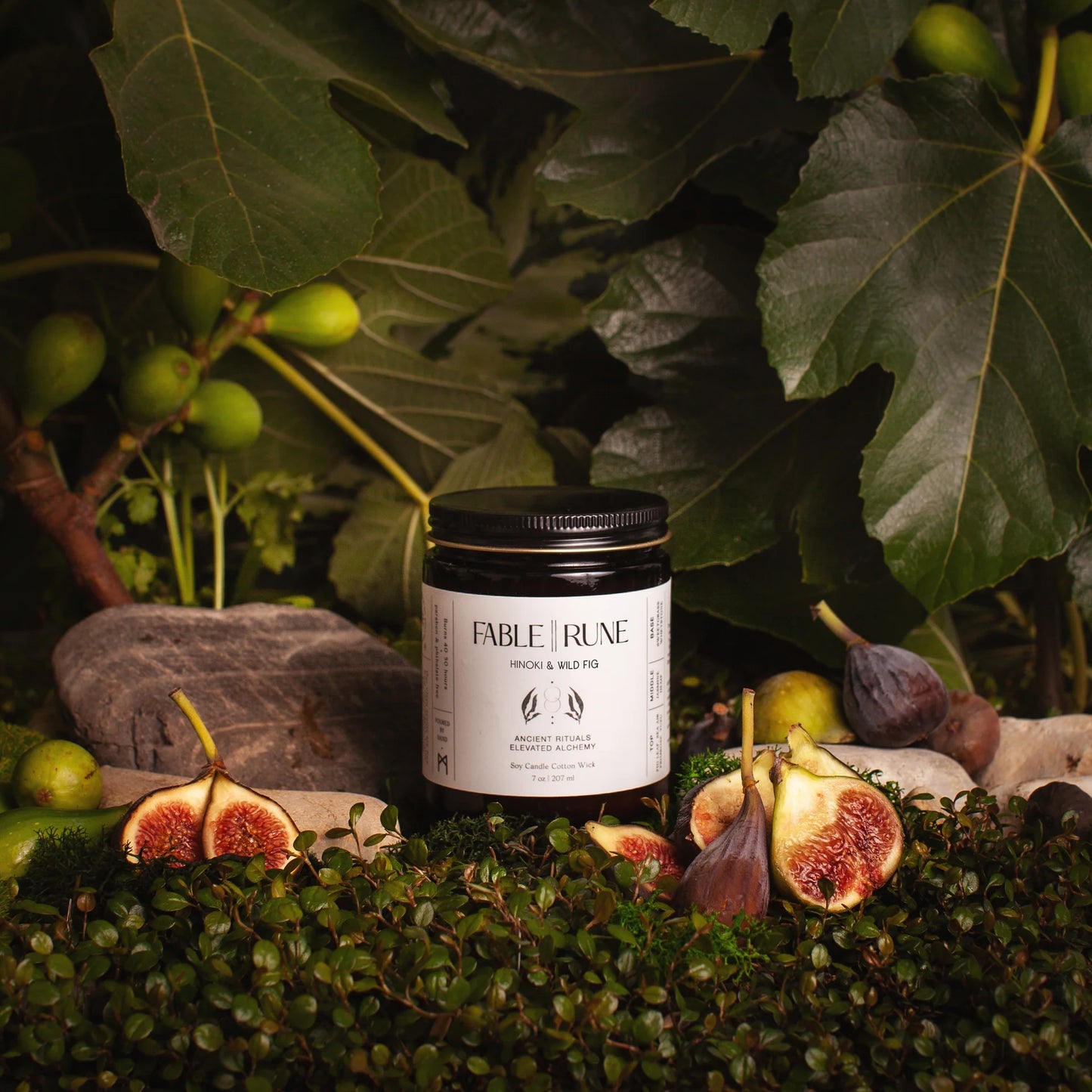 fable || rune / candle - hinoki & wild fig