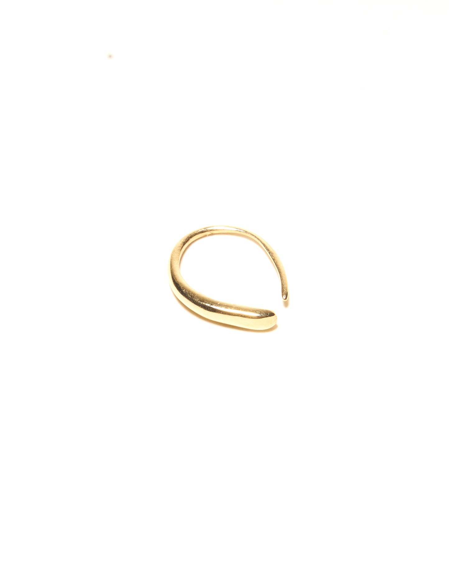 courbe open hoop earrings