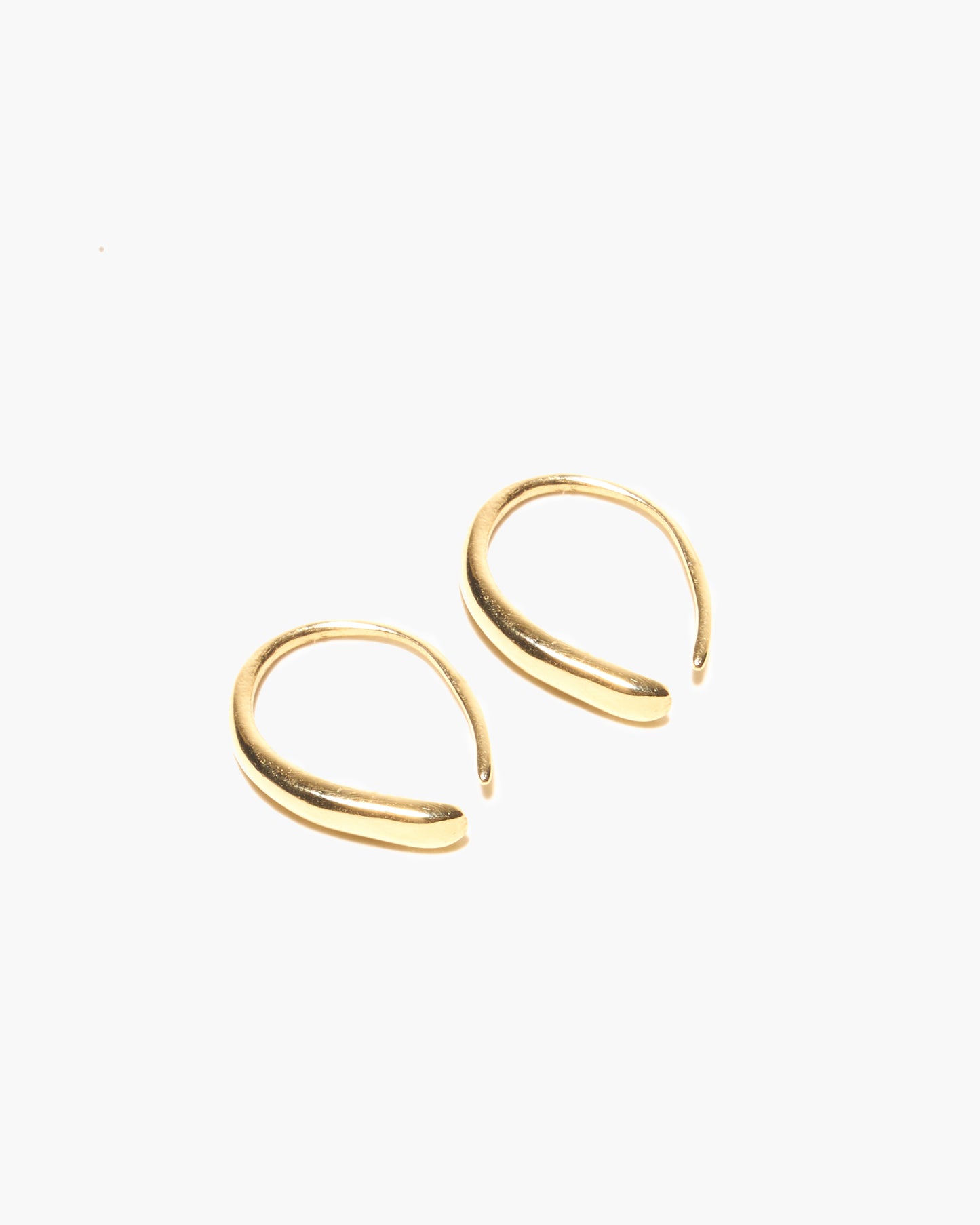 courbe open hoop earrings