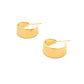 small tapered post hoop earrings