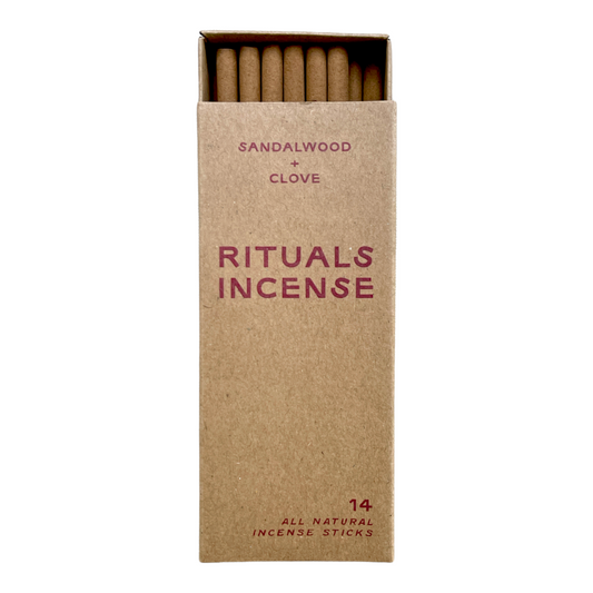 rituals incense / sandalwood + clove incense sticks