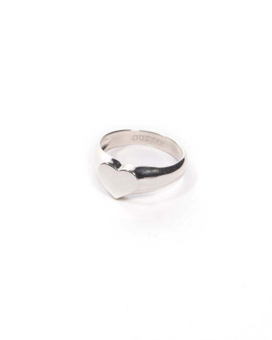 heart signet ring