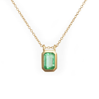 colombian emerald pendant necklace