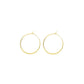 round wire hoop earrings