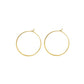 round wire hoop earrings