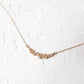 cluster garland necklace - natural diamond