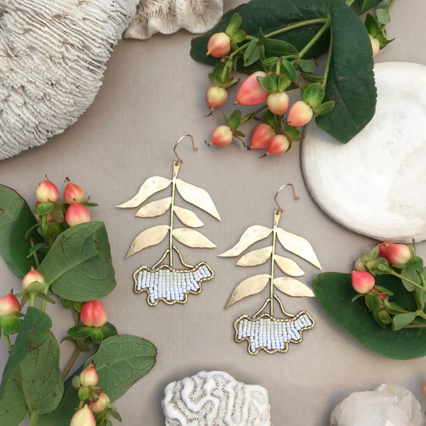 yarrow dangle earrings